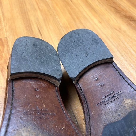 Bruno Magli Pilota Men’s Brown Croc Embossed Leather Loafers Italy SZ 11.5M - Picture 5 of 8